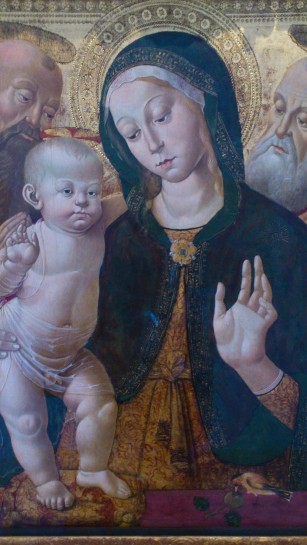 'The Virgin and Child with Two Saints', Bernardino Fungai, About 1500, Oil on Panel